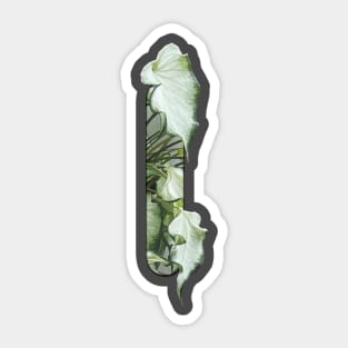 Botanical Alphabet Sticker